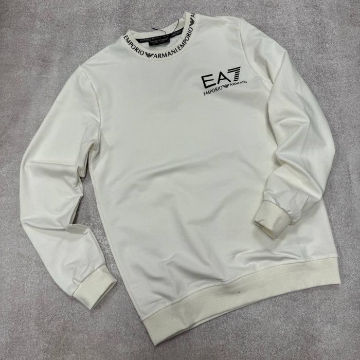 ЦЕНА ЛЮБОГО 990! Мужской свитшот белый Брендовая кофта осень хлопок