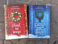 książka Joanna Szarańska Anioł na śniegu i Cztery płatki śniegu