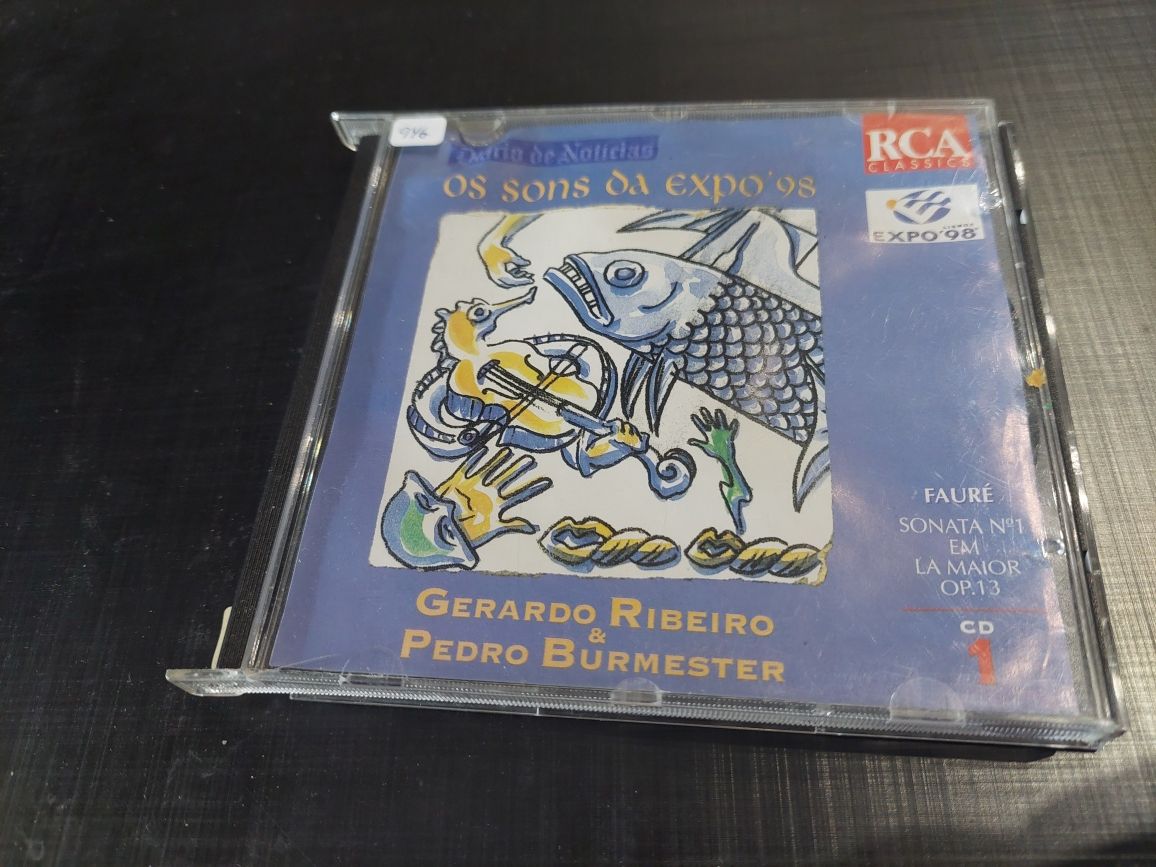 Cd sons da expo 98 gerardo Ribeiro burmester Pedro