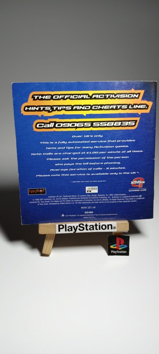Tony Hawk's Pro Skater 3 książeczka manual instrukcja Ps1 Psx PsOne