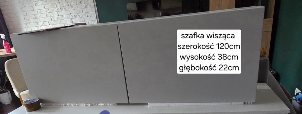 Meble do salonu Ikea/ Besta Białe