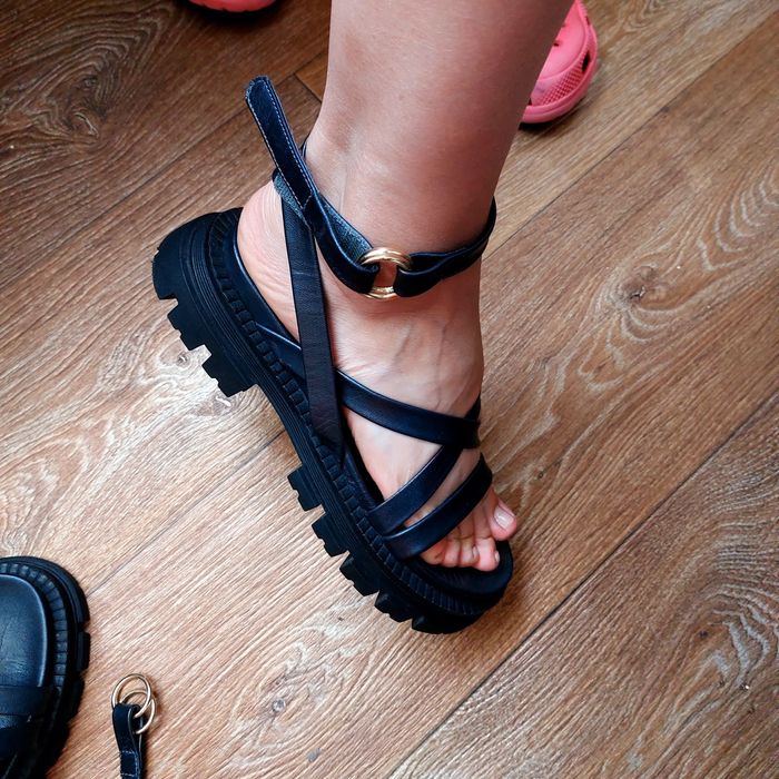 Шкіряні сандалі Answear Lab