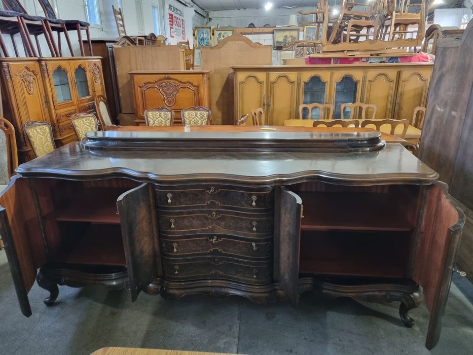 komoda drewniana bufet witryna kredens