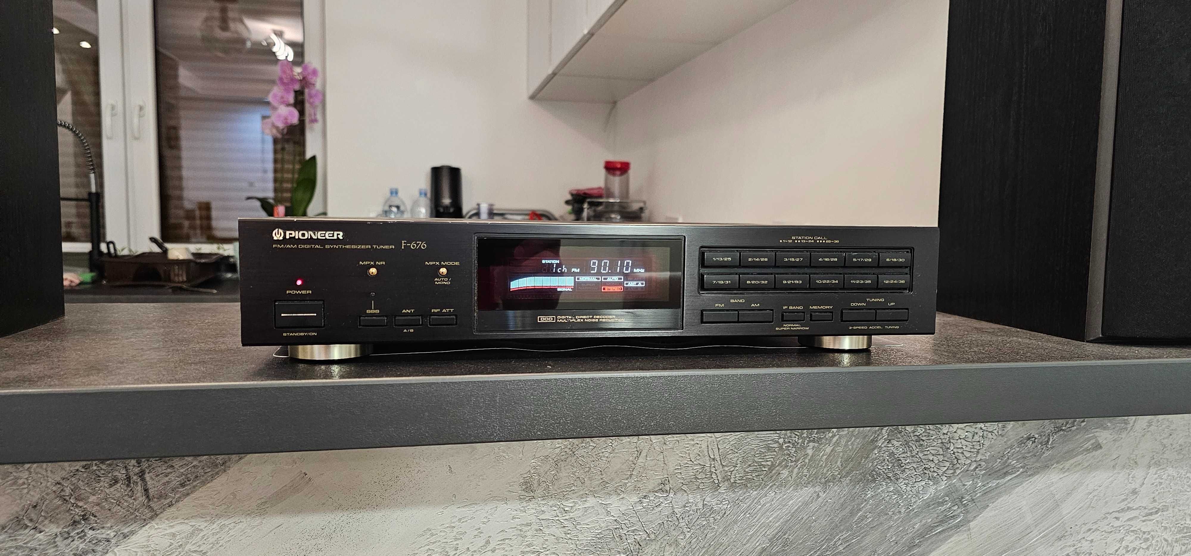 Pioneer Tuner F-676 wysoki model dwie anteny instrukcja