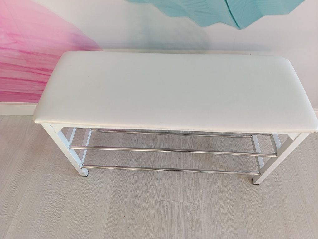 Ławka z półką na buty x3 sztuki