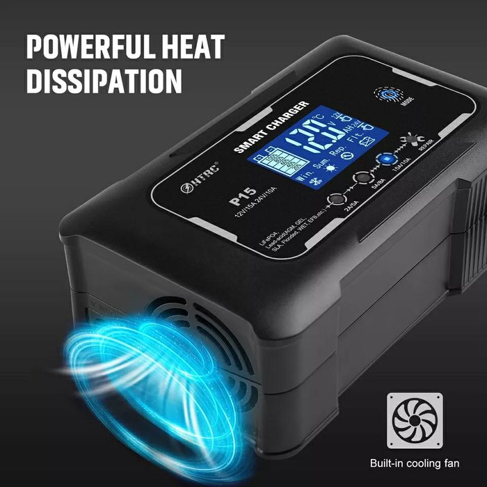 Carregador de Baterias de Lítio (12V/20Ah) (Autocaravana / Campervan)