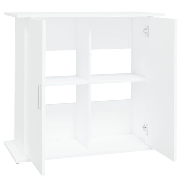 vidaXL Szafka pod akwarium, biała 81x36x73 cm, materiał drewnopochodny