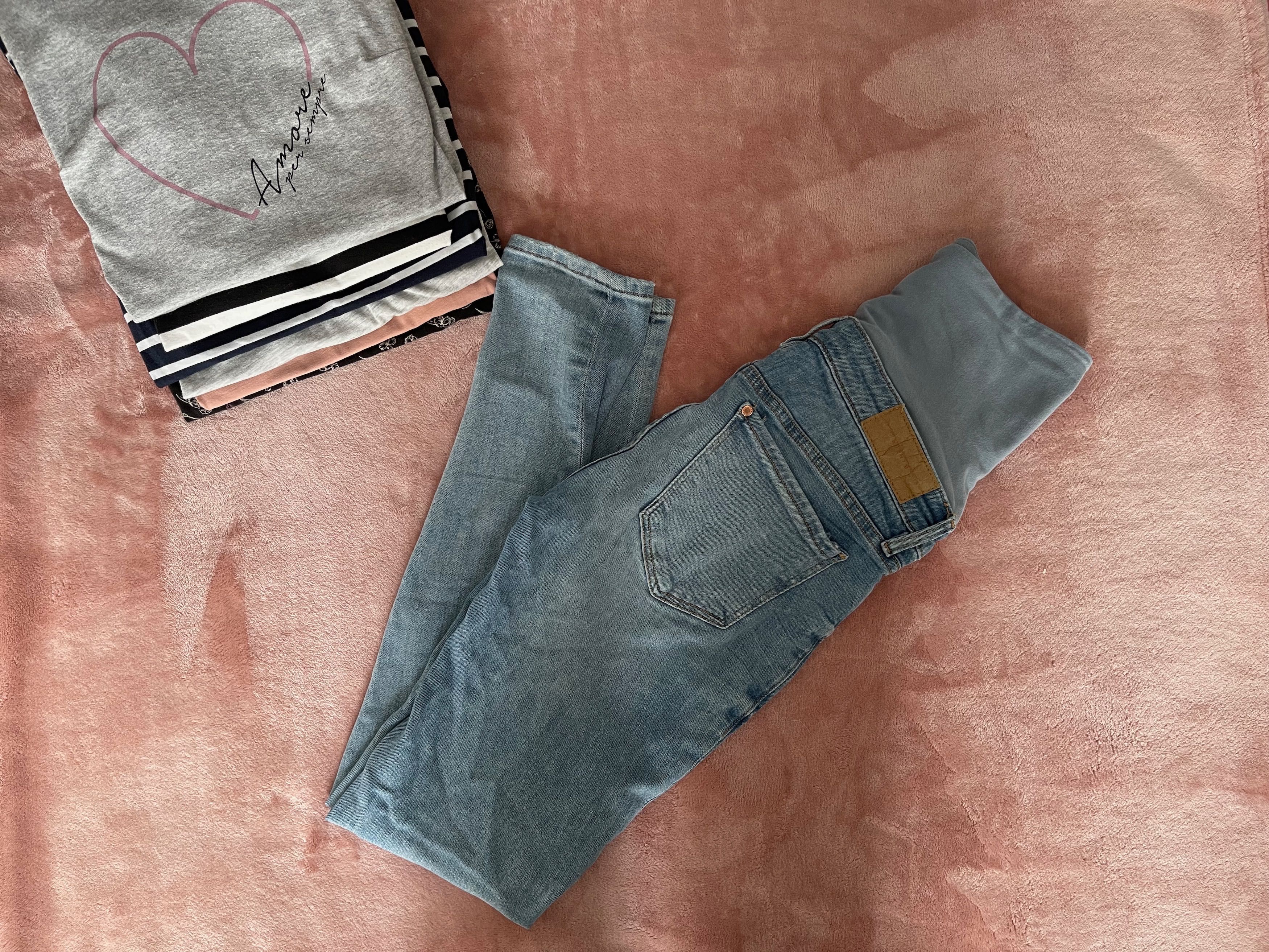 Spodnie ciążowe MAMA Skinny Jeans H&M rozmiar 34