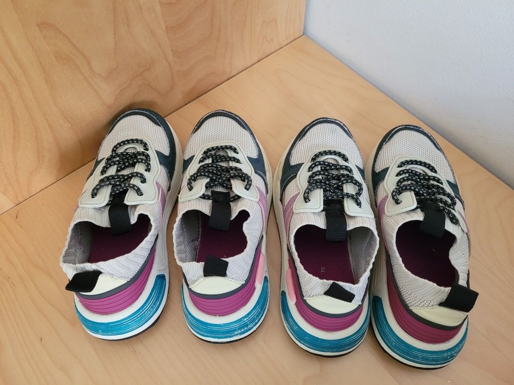 Sneakersy adidasy Zara r. 30 dla bliźniaczek