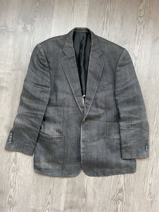Blazer cinzento - Linho - 54