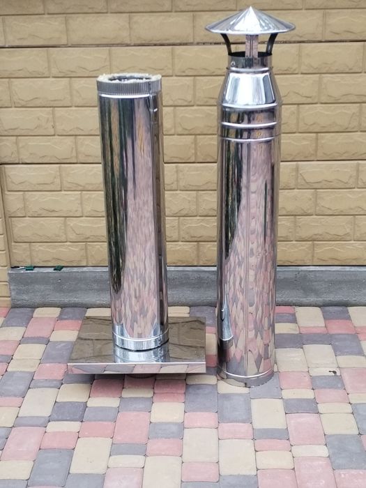 Продам трубы для камина метровые две трубы