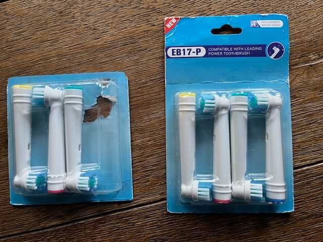 7 szt. Końcówki do szczoteczek Oral-B Braun Zamiennik EB17-P