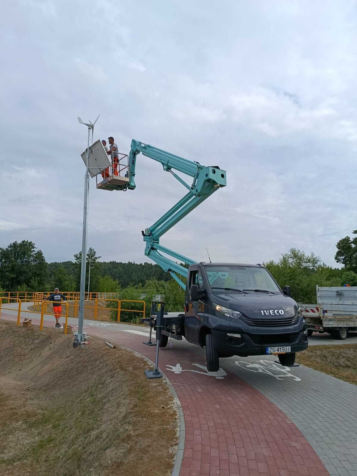 Usługi podnosnikiem koszowym, Zwyżka 21 m, podnośnik koszowy Najtaniej