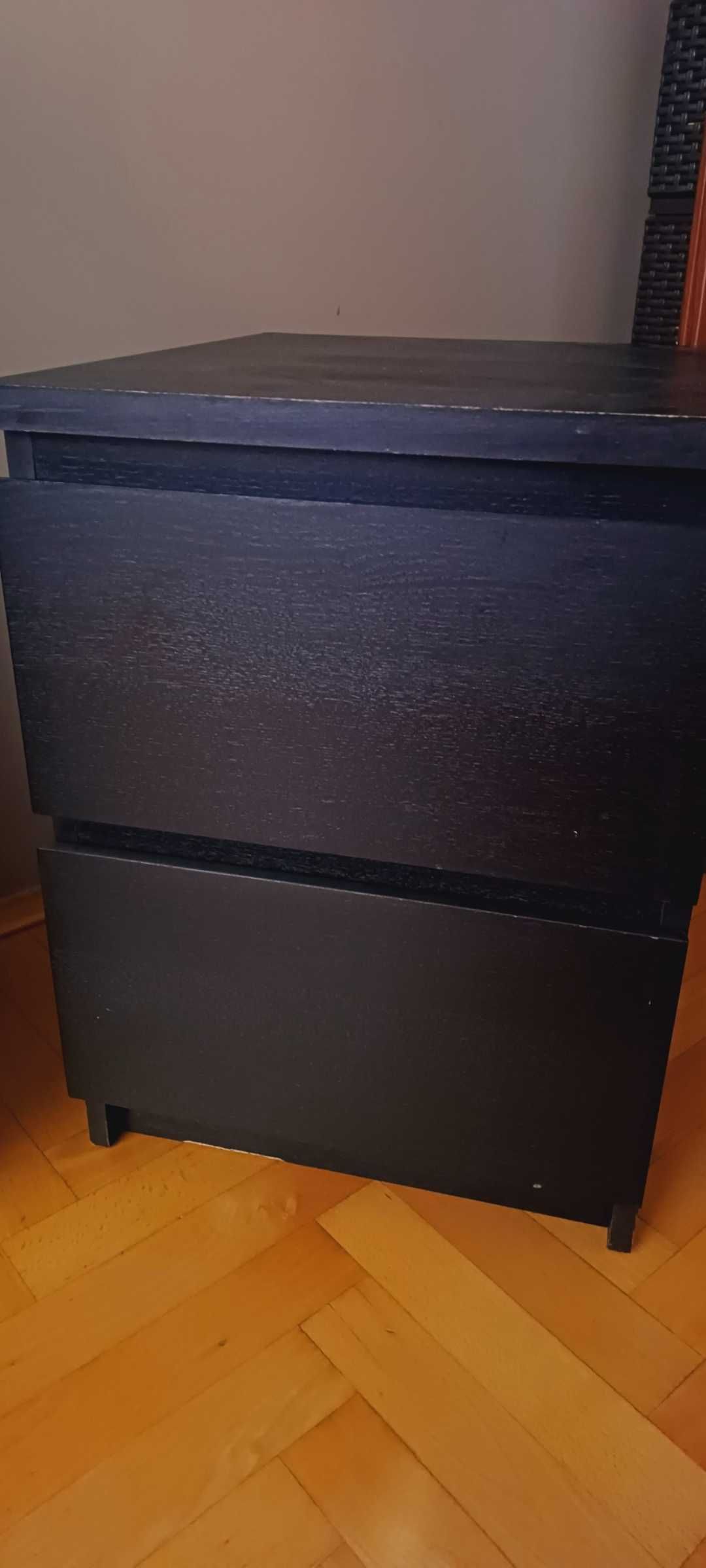 Szafka wenge 2 szuflady Ikea