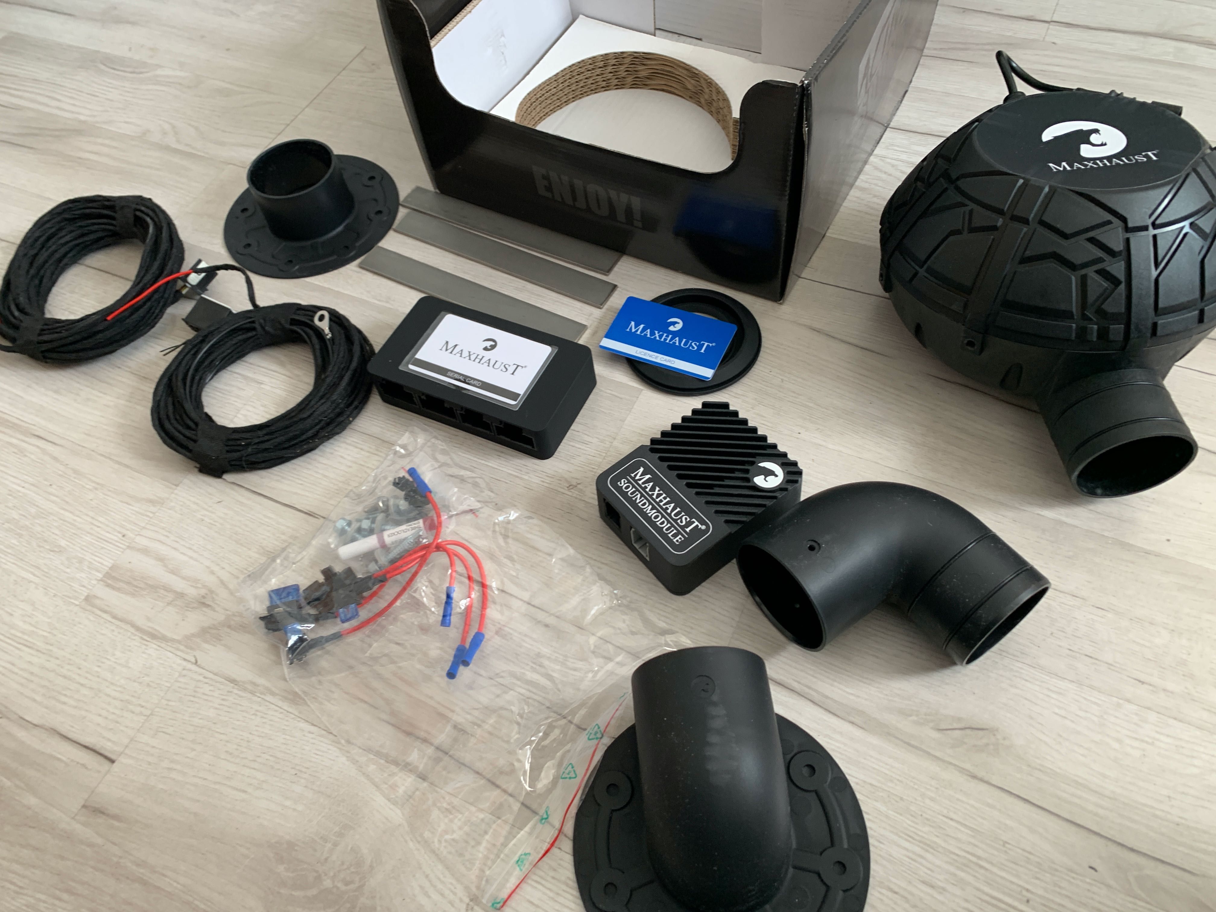 NOWY zestaw MAXHAUST Bridge komplet aktywny wydech, Sound Booster