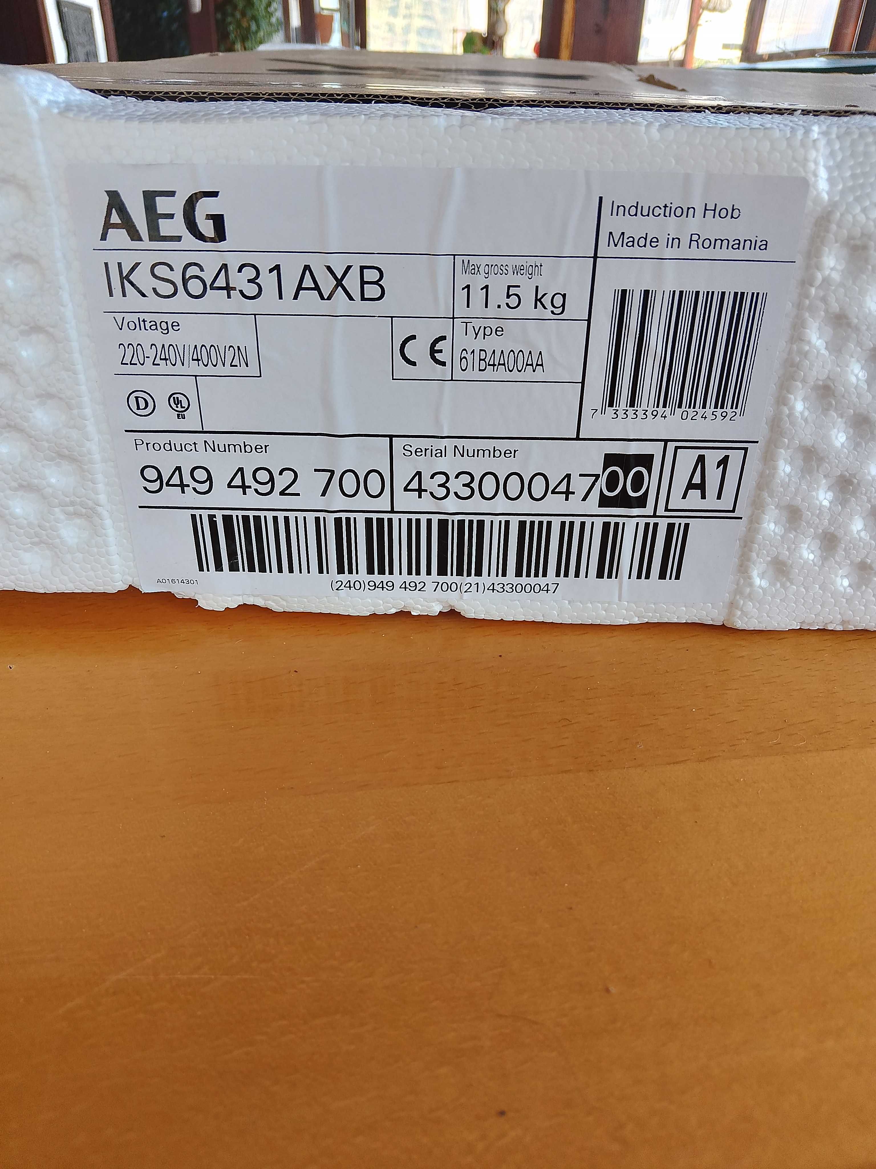 Piekarni + płyta indukcyjna AEG
