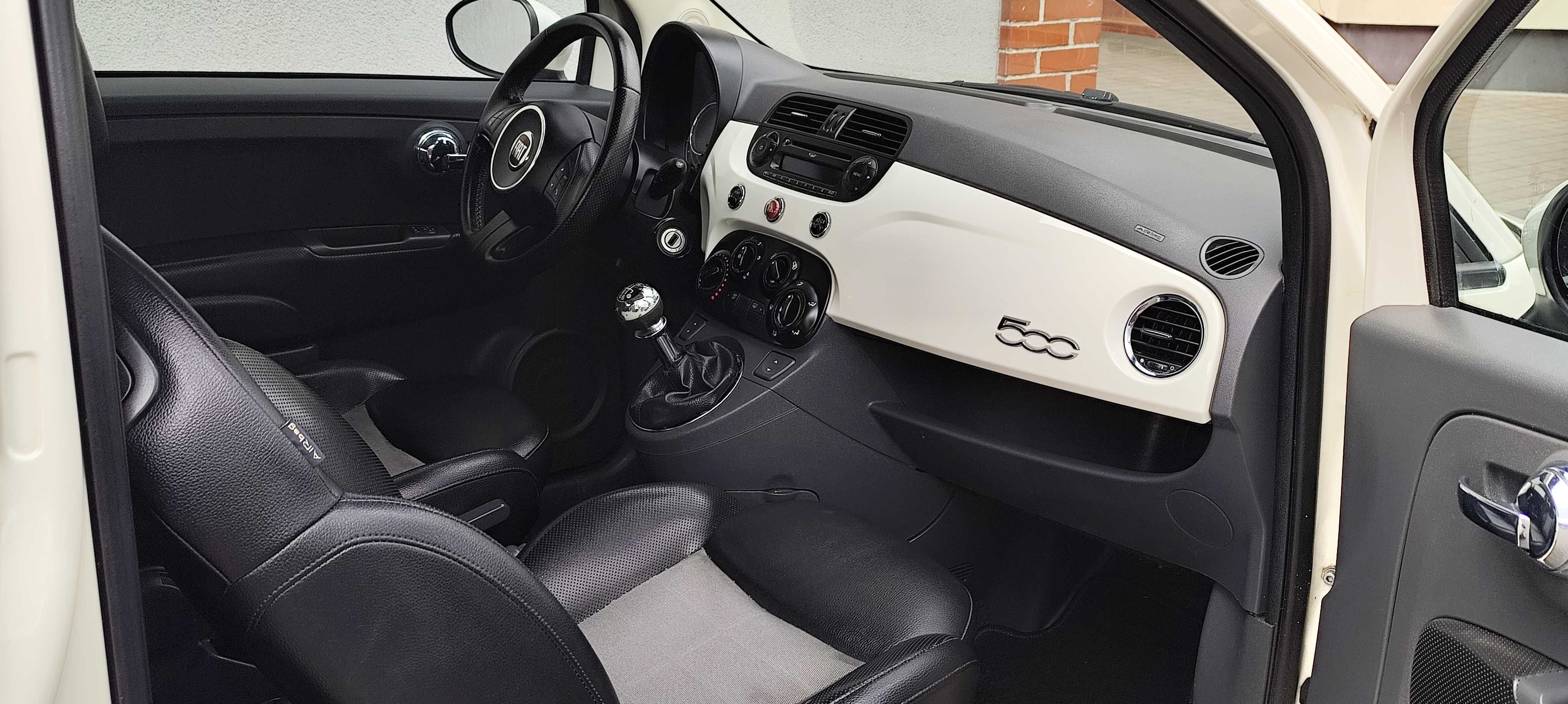 Fiat500/wersja sport/1.4 benzyna/101KM/6biegów/klima//Nowe sprzęgło/