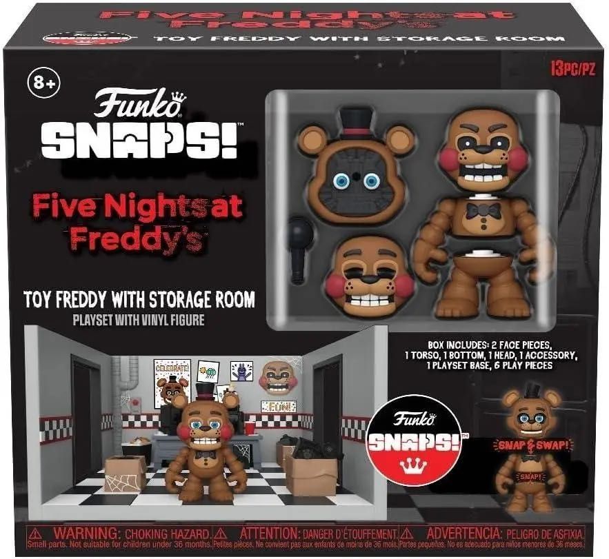Набор 5 ночей с Фредди Фанко Five Nights at Freddy Snap Security Room