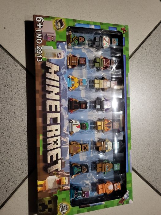 Minecraft duży zestaw figurek z klocków