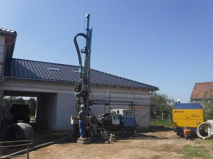 odwierty pod pompy ciepła