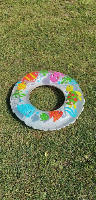 Koło kółko dmuchane dla dzieci do pływania 55cm