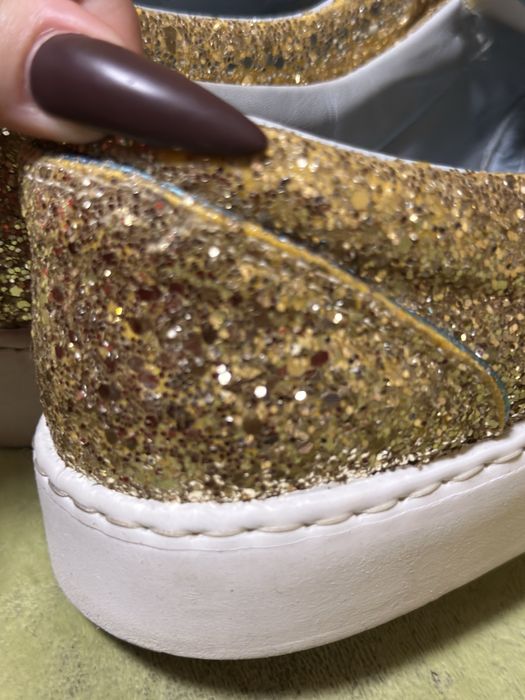 Макасини сліпери сліпони Chiara Ferragni GOLD