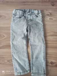 Nowe spodnie jeansowe miękkie HM r 92