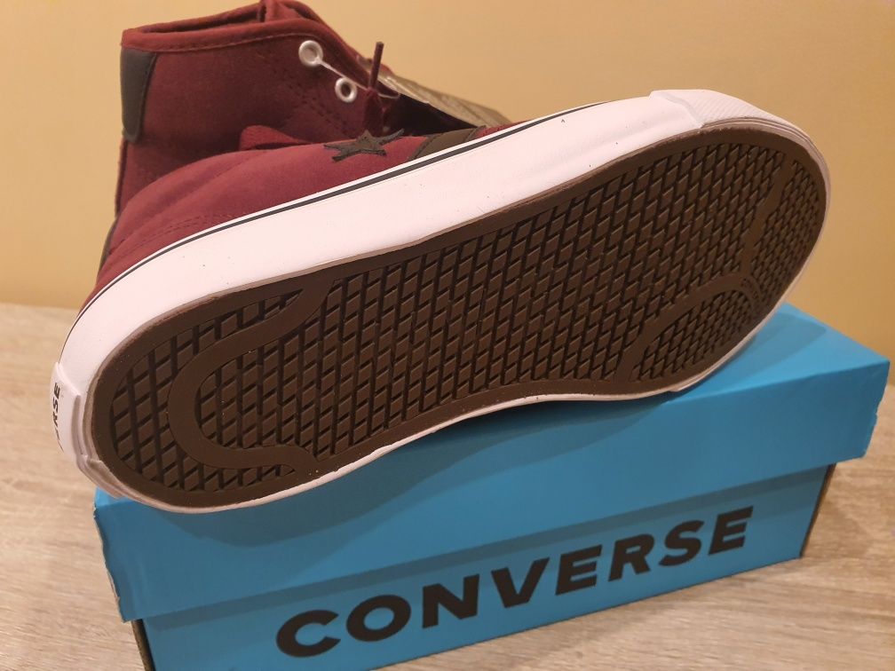 Buty trampki za kostkę Converse, rozmiar 35, wkładka zmierzona 22,5 cm