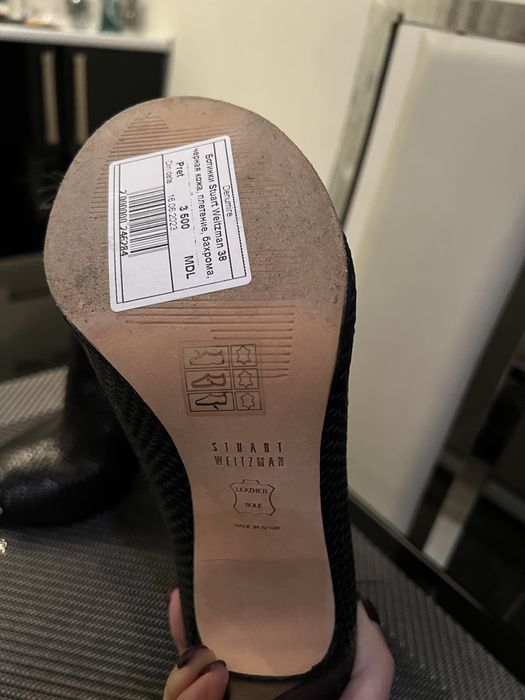 Ботильоны Stuart Weitzman размер 37,5 идеальное состояние