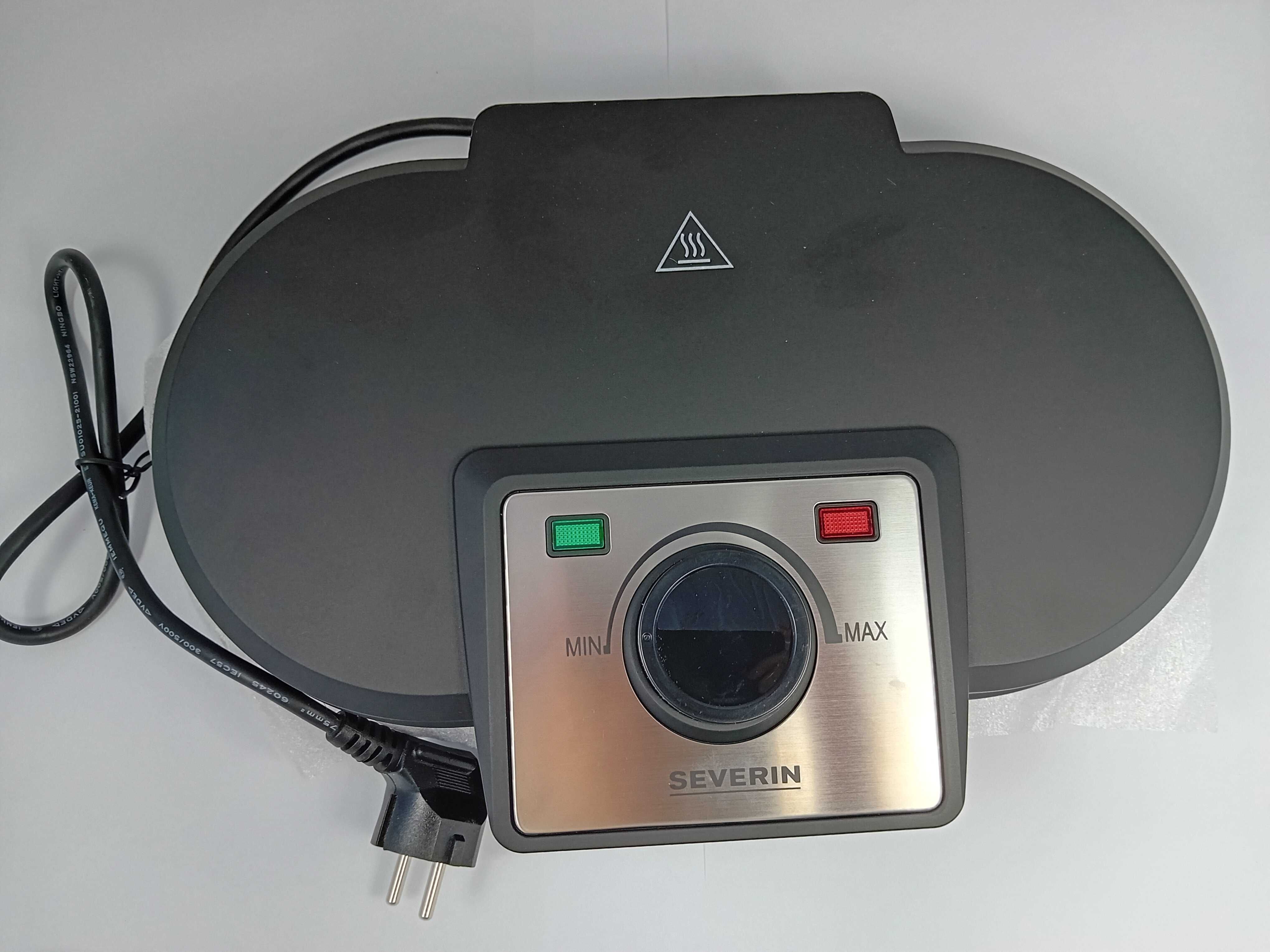 Gofrownica Severin 1200 W czarny
