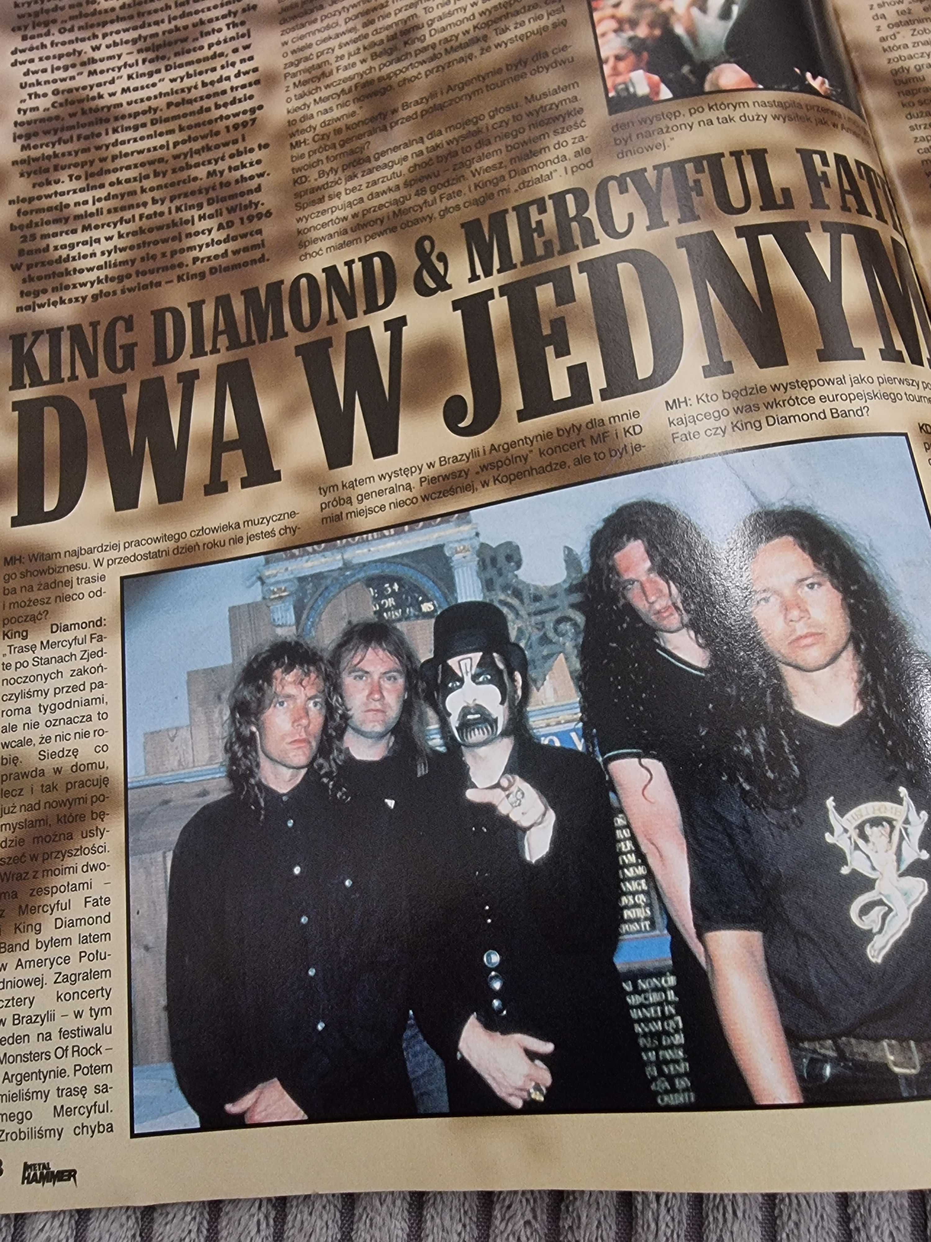 Metal Hammer 2/1997 - King Diamond, Plakaty: AC/DC i My Dying Bride