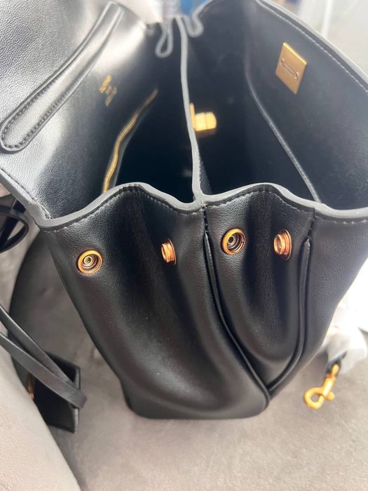 Женская сумка Balenciaga Rodeo Black кожа