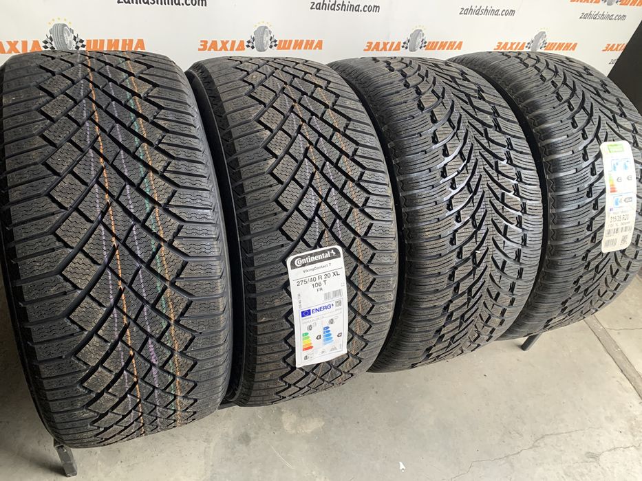 Нові різноширокі 275/40R20 і 315/35R20 Continental Nokian зимові шини