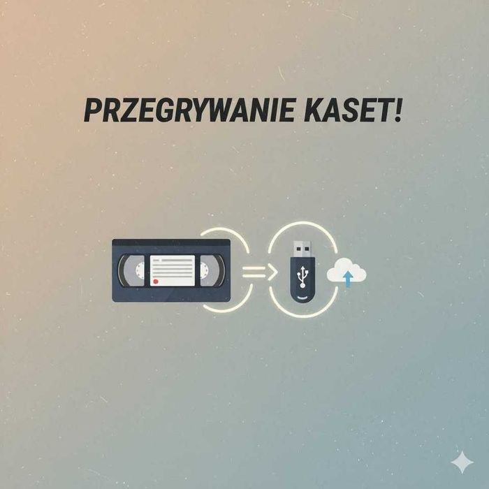Przegrywanie kaset VHS na pendrive / DVD / chmurę