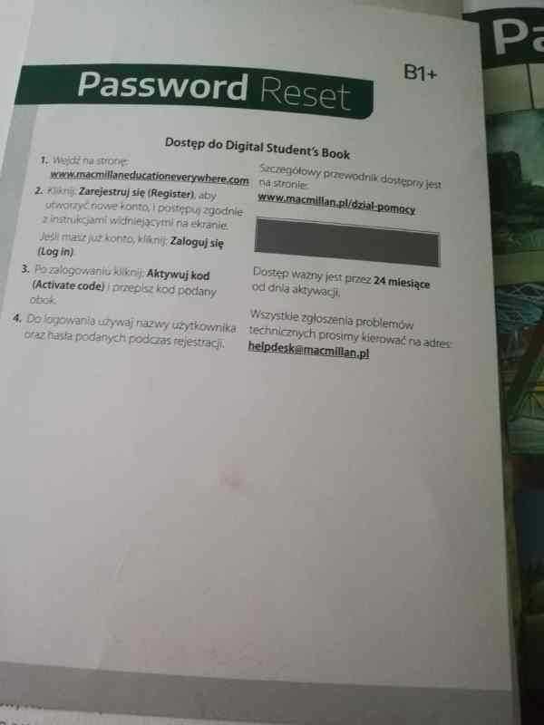 Password Reset B1+ Podręcznik i ćwiczenia do języka angielskiego
