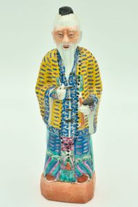 Figura Chinesa Porcelana séc. XIX