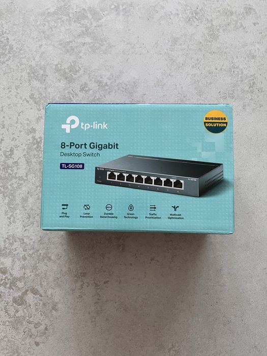 Switch TP-LINK TL-SG108 Gigabit Ethernet, 8 portów