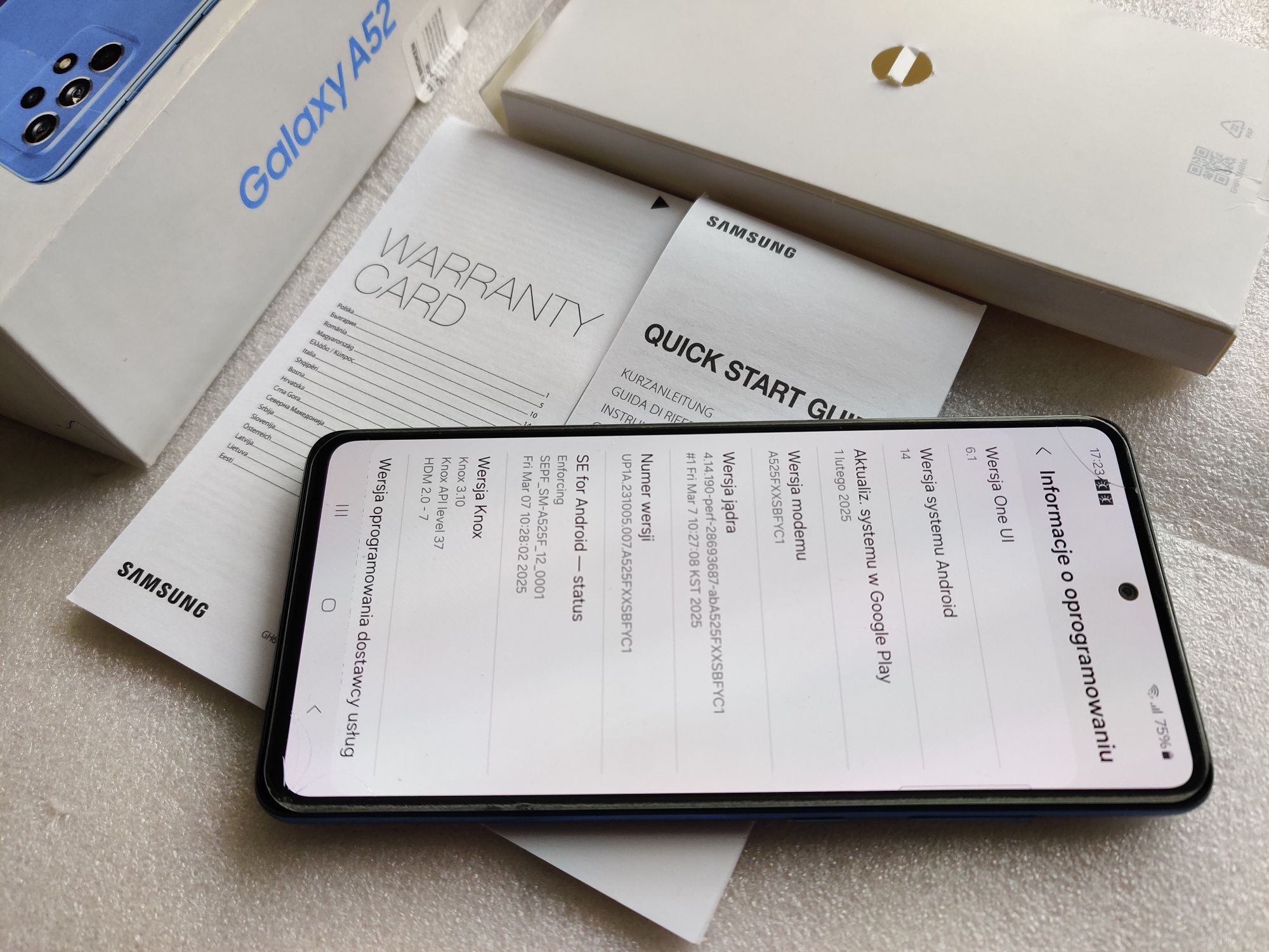 Samsung Galaxy A52 NFC Android 14.0
