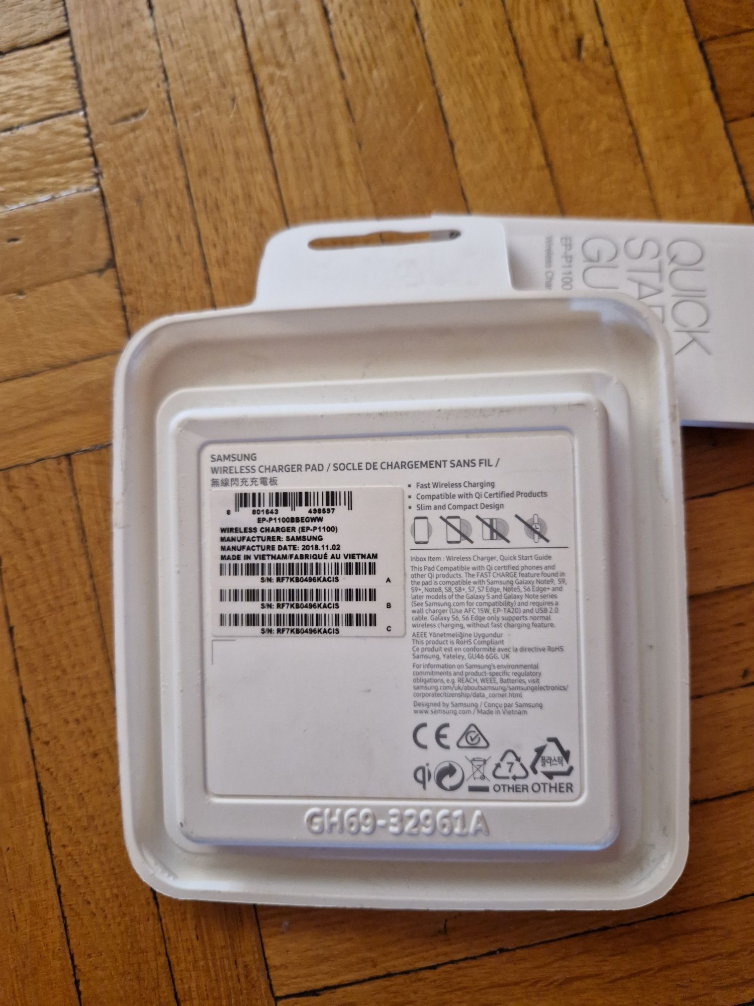 Ładowarka Indukcyjna 1A Fast Charge Usb-C