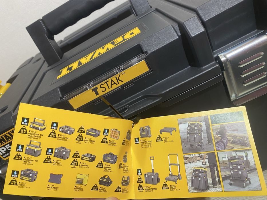 Ящикі Dewalt нові оригінальні девальт є в наявності.Наложним відправка