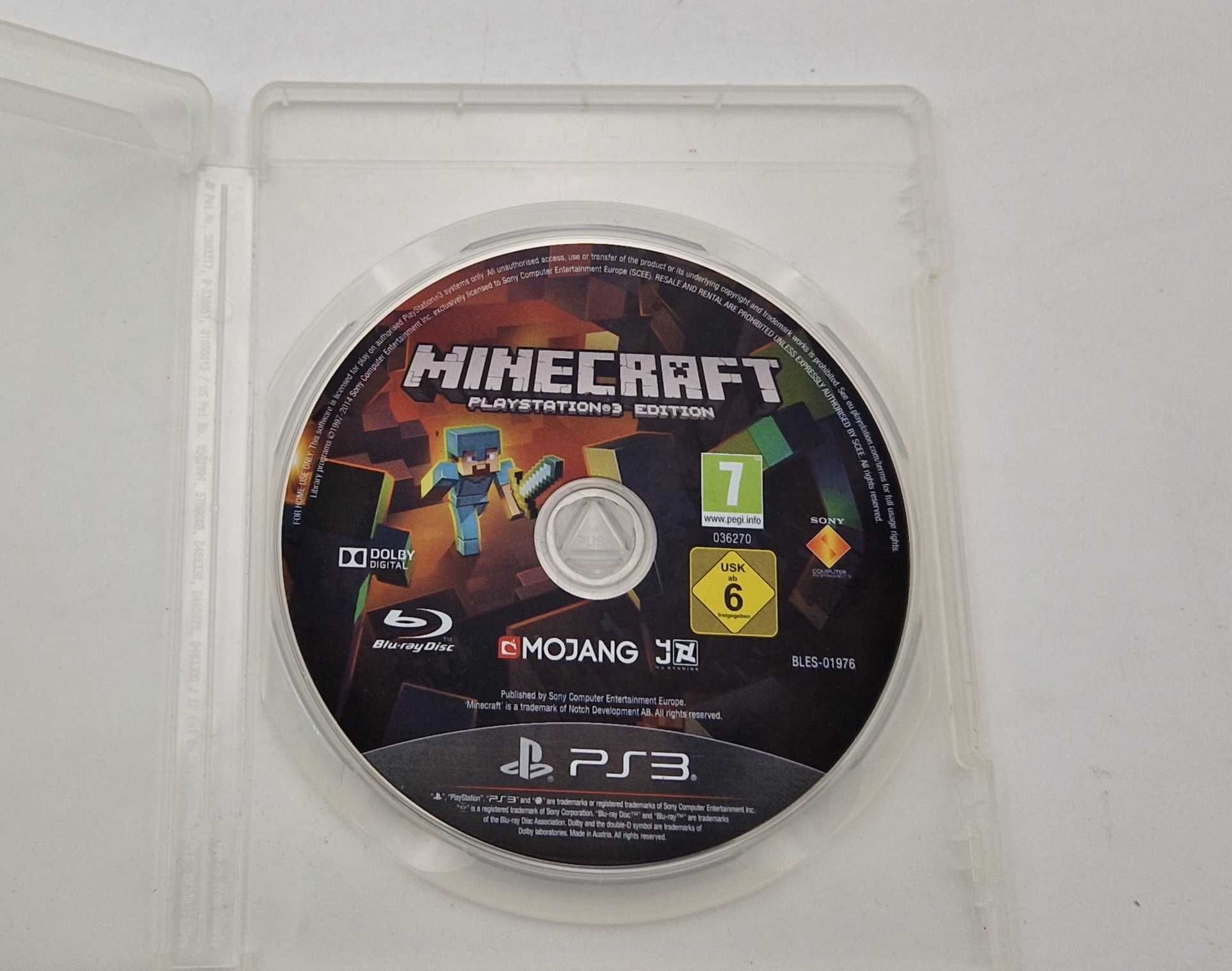 Minecraft Gra PS3 PlayStation Edition Stan BDB \Fajne OKAZJE