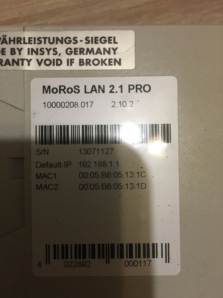 Insys router lan