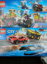 Trzy zestawy LEGO city: 60395, 60396, 60397, nowe