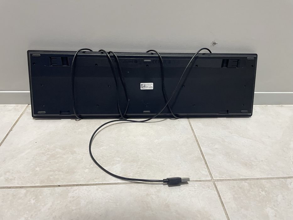 Teclado de fio dell, e compac