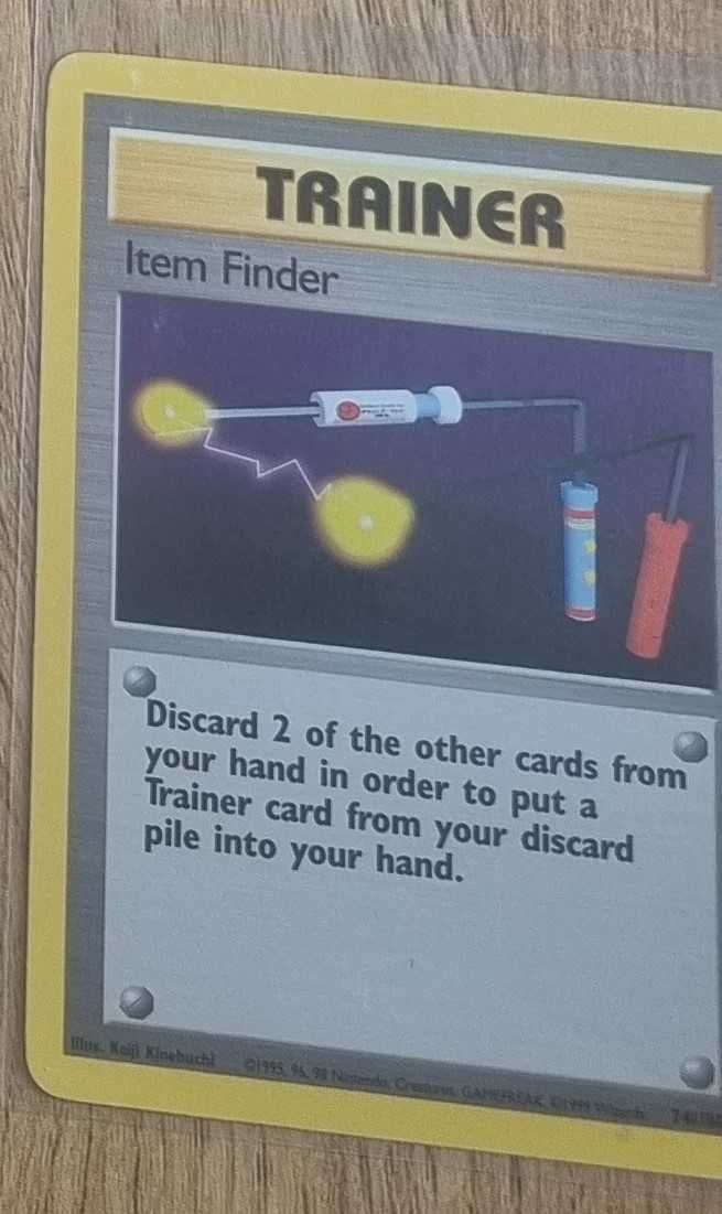 Karta Pokemon TCG z pierwszej serii - Base Set - Item Finder 74/102