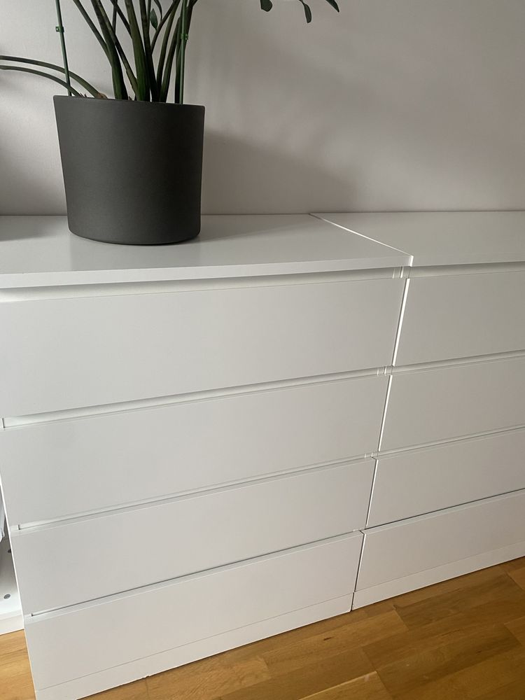 Komoda Ikea, Malm 3 szt., 4 szuflady