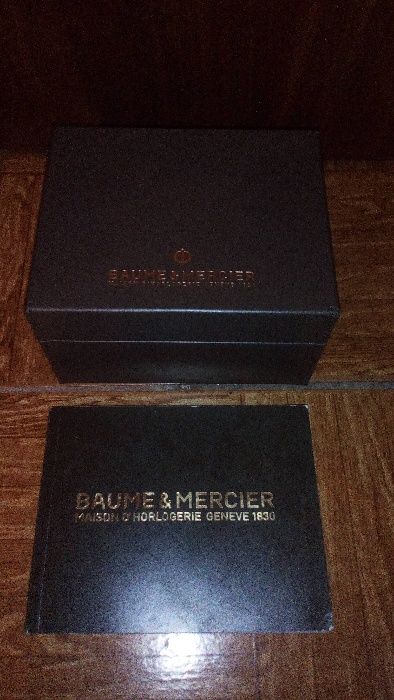 caixa relogio baume & mercier