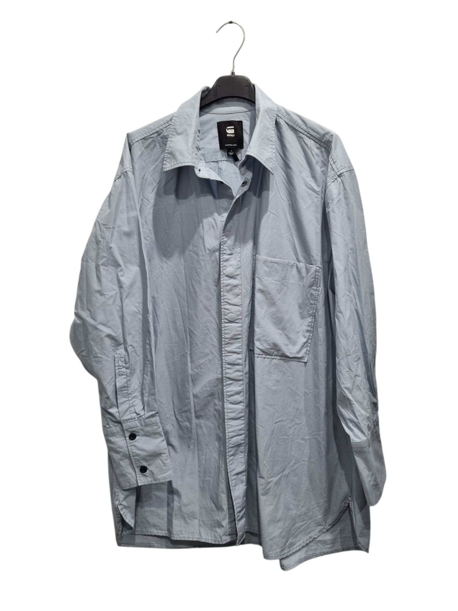 Męska długa koszula G-star raw rozmiar S-L  blekitna