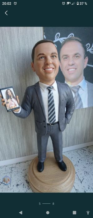 Эксклюзивный подарок. Портретная кукла шарж. Статуэтка по фото