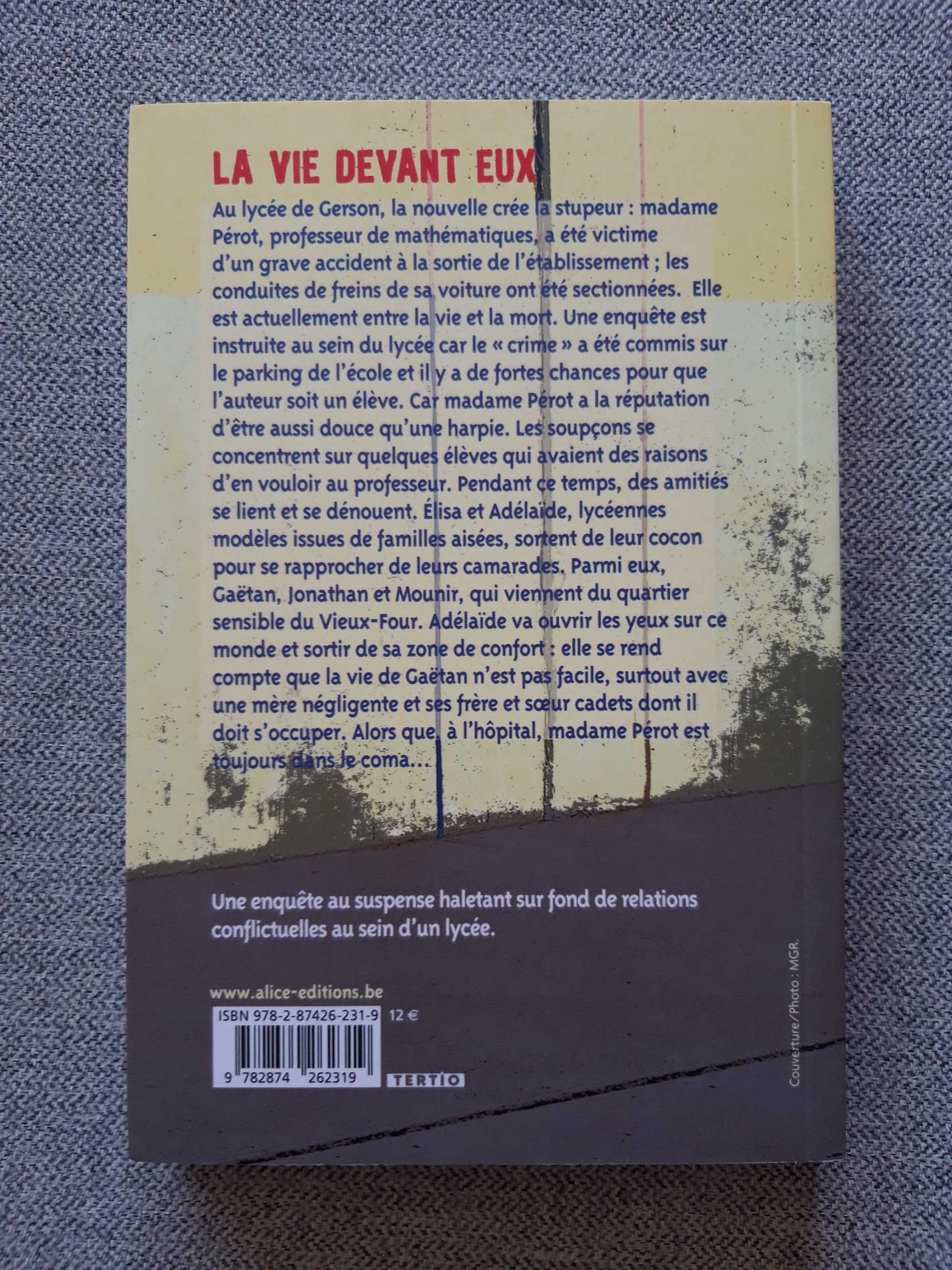 Livro "La vie devant eux" de Blandine Gérard